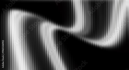 Trendy grey glass grainy background with with blurred stripes smooth tonal transitions with soft highlights create a metallic haze effect. A modern and versatile visual suitable for digital design.