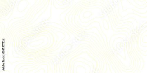 minimalist topographic map illustration with elegant brown contour lines on a clean white background
