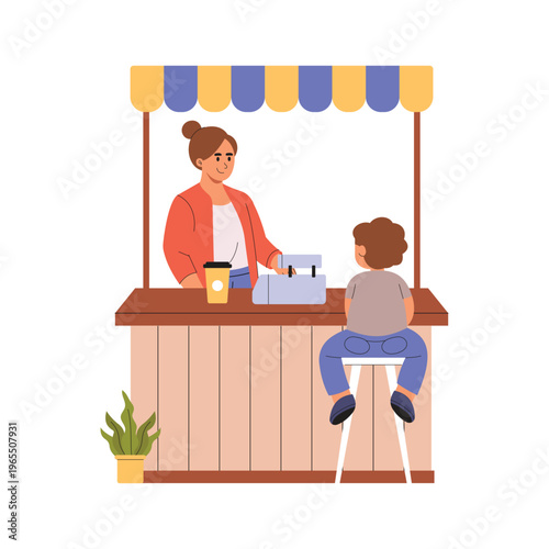 Product Pricing  vector concept illustration EPS file