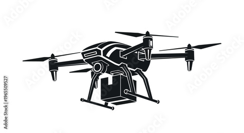 Drone Flying Aerial Vehicle Machine.