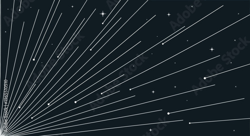 Lines Radiating from Single Point.