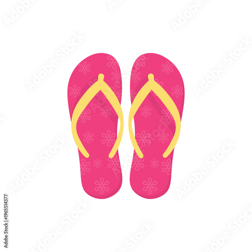 Summer Slipper Illustration