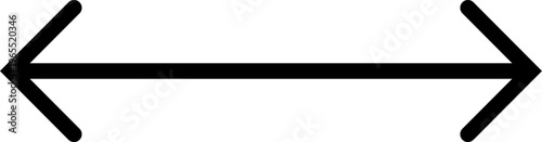 Double-headed arrow pointing both left and right directions.