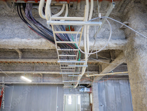 Bild auf Leinwand 建築電気配線