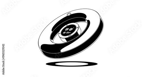 Wireless Bluetooth Speaker Closeup View.