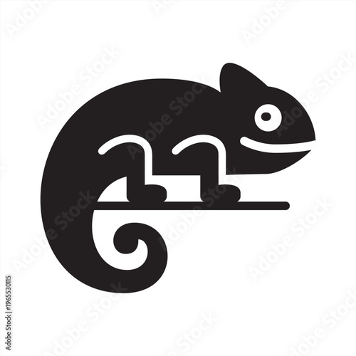 Adaptability icon. Chameleon icon. Icon symbol for adaptability, flexibility, change, adjustment, evolution, resilience, versatility, transformation, chameleon, agility. Vector illustration.