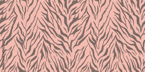 Trendy terracotta and blush pink zebra pattern for sustainable fashion branding