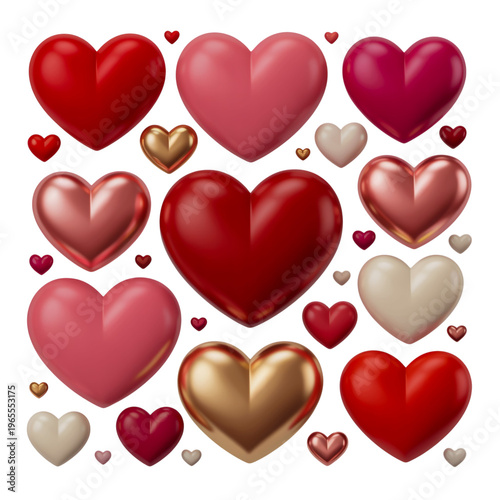 Close-up view of ripe red cherries with glossy texture and natural lighting isolated on transparent background