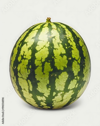 Watermelon fruit isolated on white background