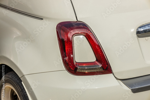 古い車のテールライト　Taillights of old cars, classic cars