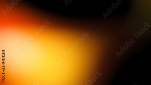 Orange Light Leak Overlay Background