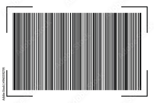 Barcode barcode identification number product scanning . Vertical stripes resembling. Code stripes sticker. Barcode labels, customers qr code.