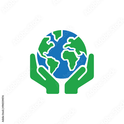 Global Corporate Responsibility Geometric Icon