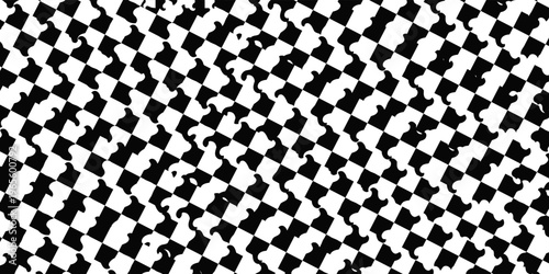 Black and white checkered pattern, Checkerboard seamless patternBlack and white checkered pattern, Checkerboard seamless pattern