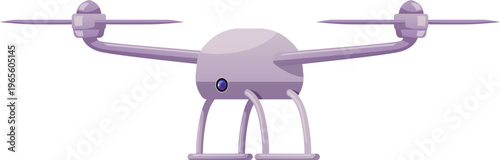 A quadcopter or drone with a built-in camera, a UAV.