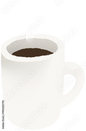coffee cup isolated on white