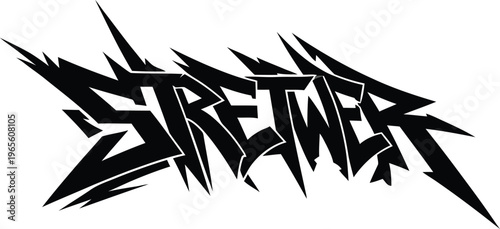 A stylized black logo with the word STREWER in a bold, graffiti-inspired font on a white background