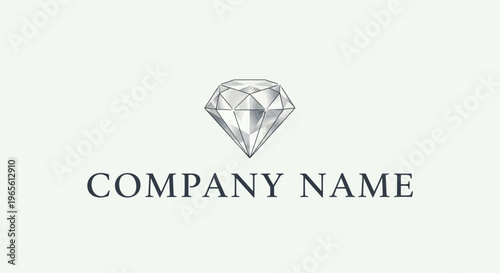 Diamond company logo template design.