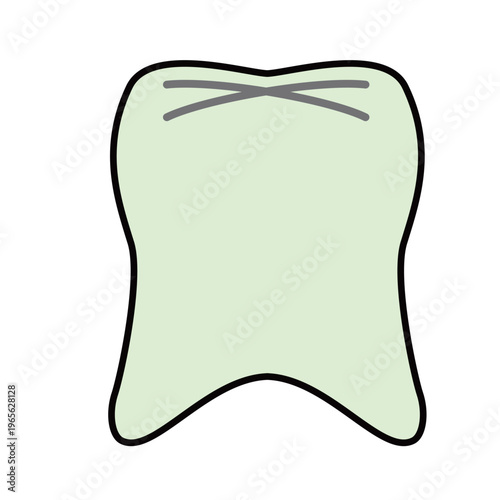 Tooth Icon Set Simple Dental Medical Color Variations Dentistry Health Illustration