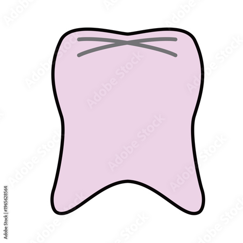 Tooth Icon Set Simple Dental Medical Color Variations Dentistry Health Illustration