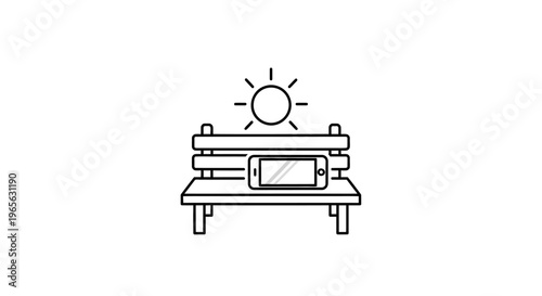 Solar Powered Charging Station Equipment.
