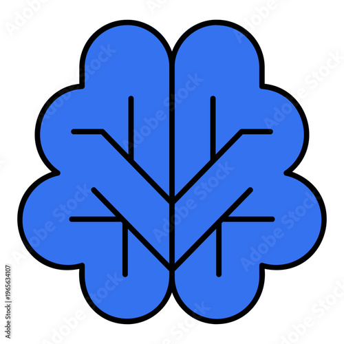 brain with tree branches