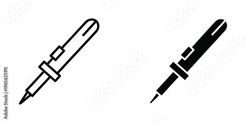 Comparison of a retractable and a traditional ballpoint pen design