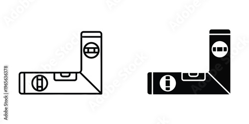 Comparison of level and spirit vials in different lighting conditions for precision instruments