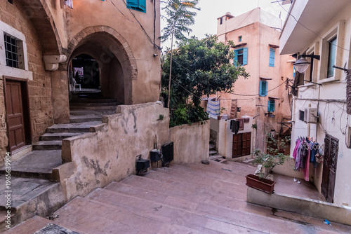 Konstfotografi Steps in the old town of Tripoli, Lebanon