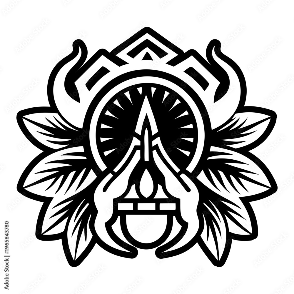 Fototapeta premium A solid style icon of american tattoo