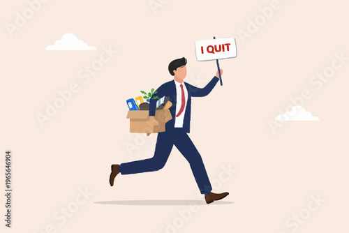 Person Leaving With Box