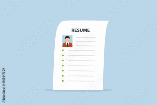 Simple Resume Document