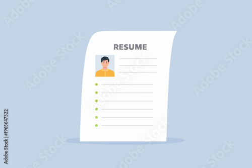 Simple Resume Document Design