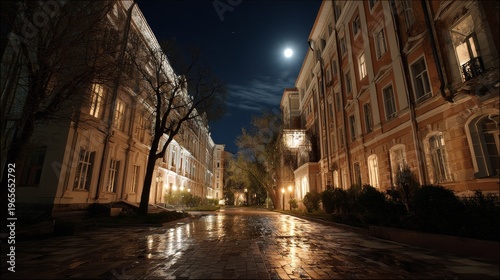 Street view during Earth Hour