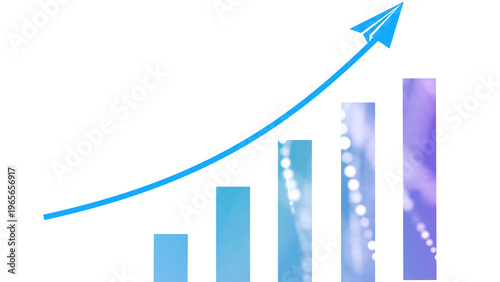 Digital Growth Display: a Crisp Graph of Global Financial Growth, Displayed Held , Symbolizes the Increasing Success of Businesses and Investments Worldwide