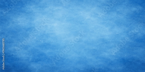 Photos A bright blue grunge background features a vintage paper texture with abstract c