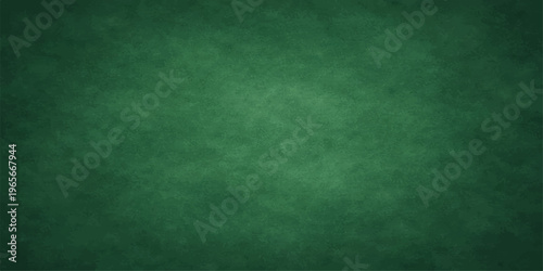 A blank green chalkboard background with a vintage grunge texture and aged wall pattern creates a retro design backdrop for artistic paper or canvas material