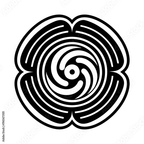 Healing wave icon in filled style