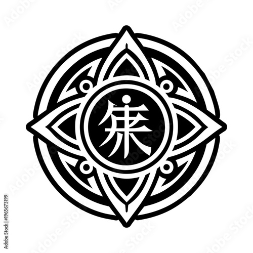 Inked healing icon in solid style