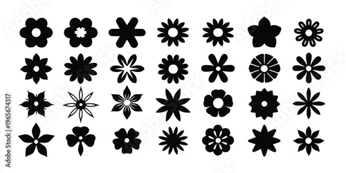 Intricate geometric snowflake patterns arranged in a grid formation