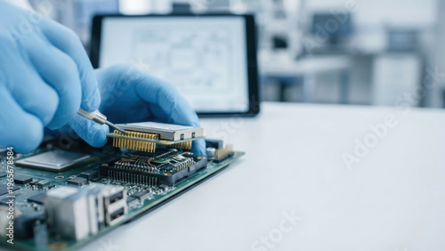 Next gen engineering solution involves modular scalable systems for advanced electronic circuit assembly and precise component integration