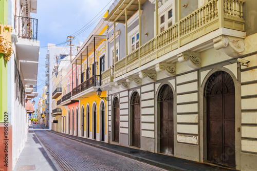 Street in old San Juan, Puerto Rico.