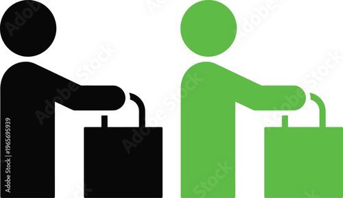 Colorful variations of crossed wrenches and gears icons with different styles