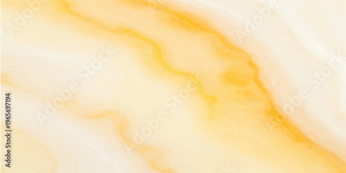 Delicious macro closeup of an abstract yellow liquid background texture featuring fresh creamy yogurt and sweet honey isolated in a bowl for a healthy breakfast meal