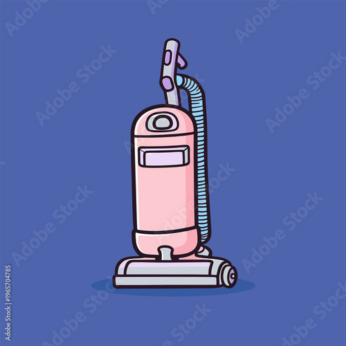 Pink lighter with white top in retro style