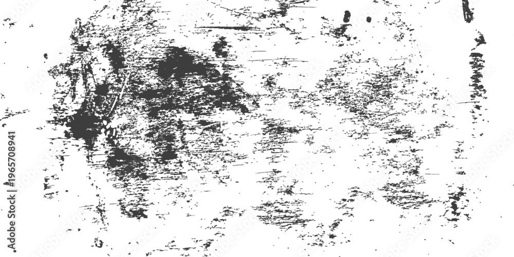 Fototapeta premium Distressed Black and White Grunge Texture Background Vector with Scratched and Weathered Effect