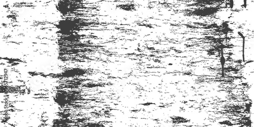 Black and White Grunge Texture Background Distressed and Weathered Vector Illustration