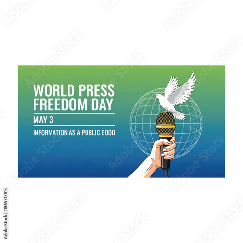 World Press Freedom Day promotes free media journalist safety and expression rights

