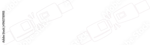 Safety Belt Fastened Icon, Secure Seatbelt Symbol, Automotive Safety Device, Essential Passenger Restraint System Vector Graphic