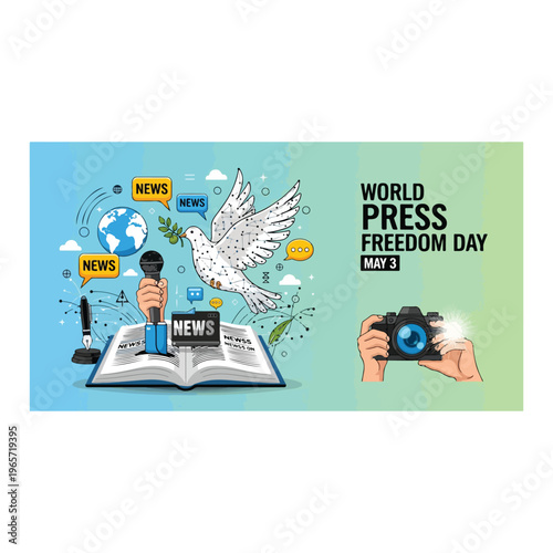 World Press Freedom Day promotes free media journalist safety and expression rights
